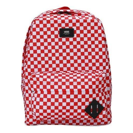 

Рюкзак Vans Old Skool Checkerboard Backpack 'Red White', красный