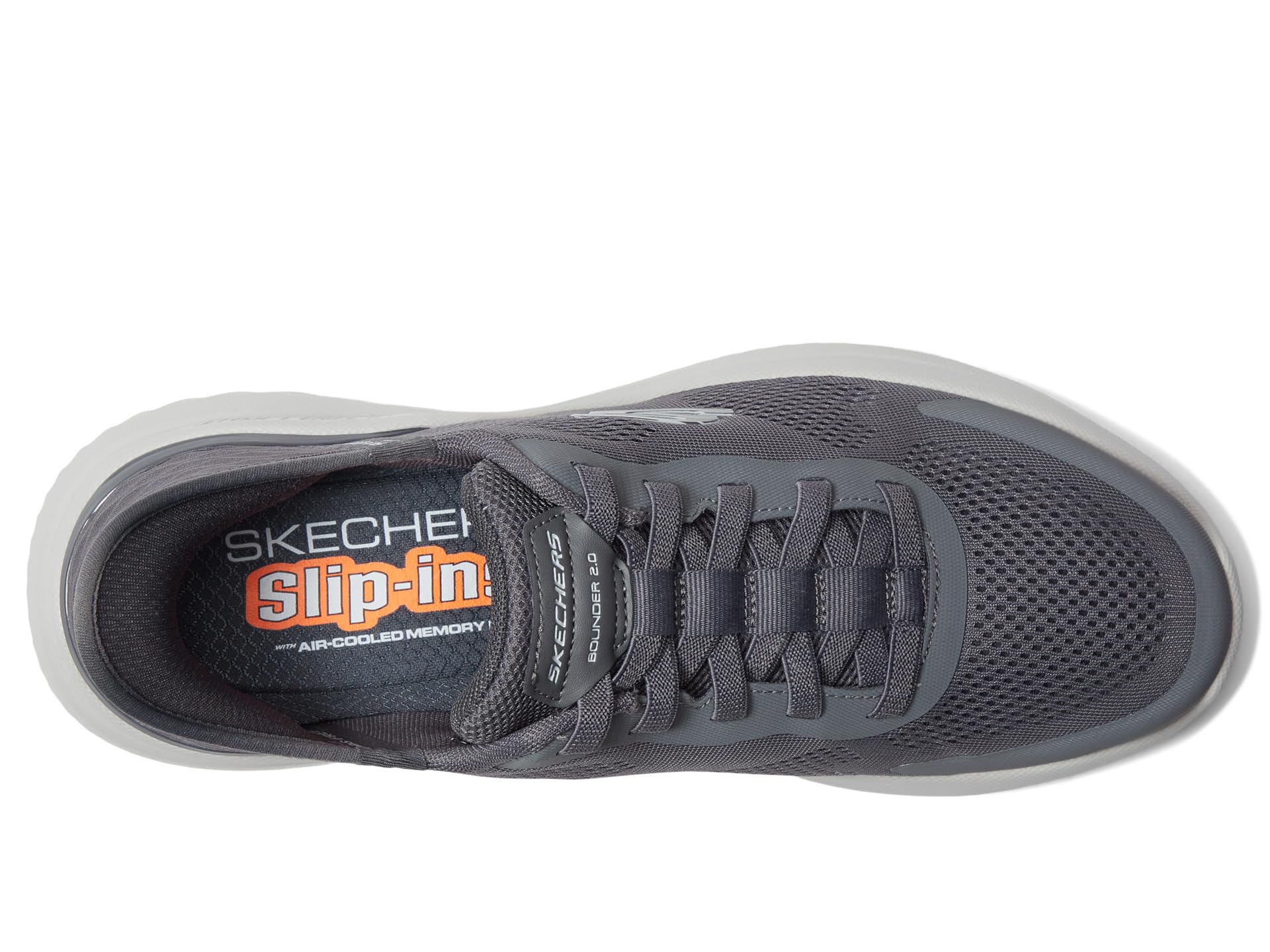 Кроссовки SKECHERS Bounder 2.0 Emerged Hands Free Slip-Ins, Charcoal — фото 2