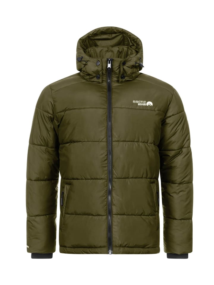 

Зимняя куртка AS-333 в цвете Темно-оливковый Arctic Seven