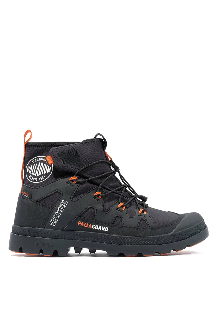 Кроссовки-ботинки высокие, водонепроницаемые, PAMPA LITE WATERPROOF, UNISEX Palladium, черный
