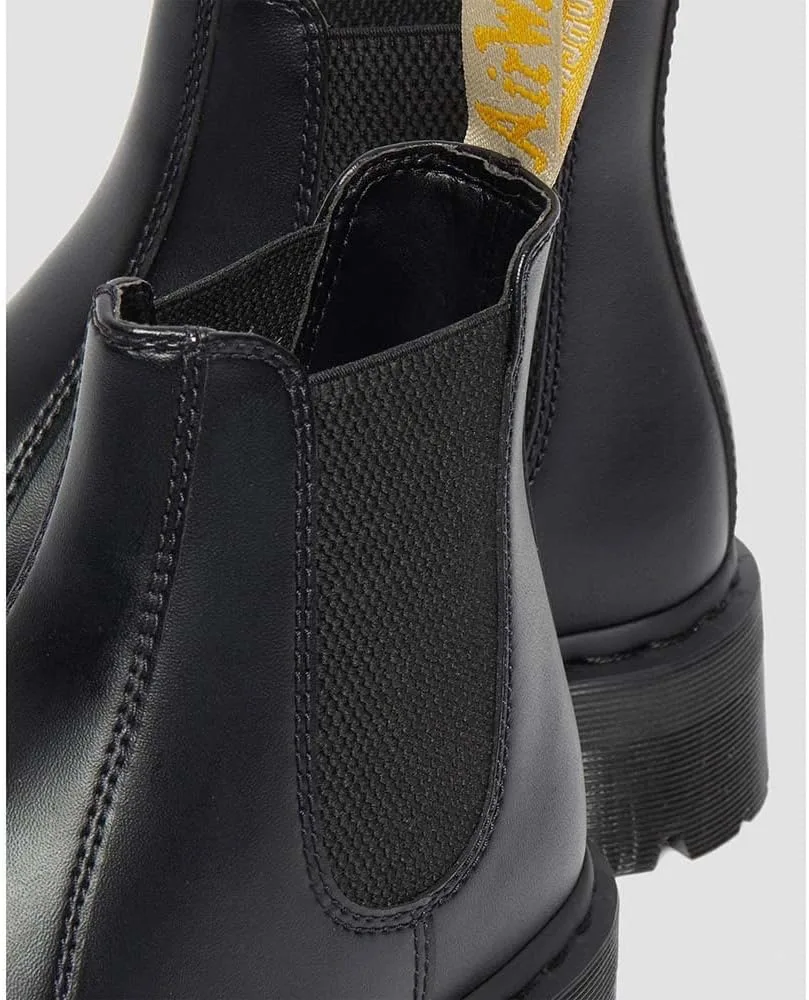 Ботинки Botinki Dr. Martens Vegan 2976 Quad Black Felix Rub Off, мужские черные ботинки — фото 2