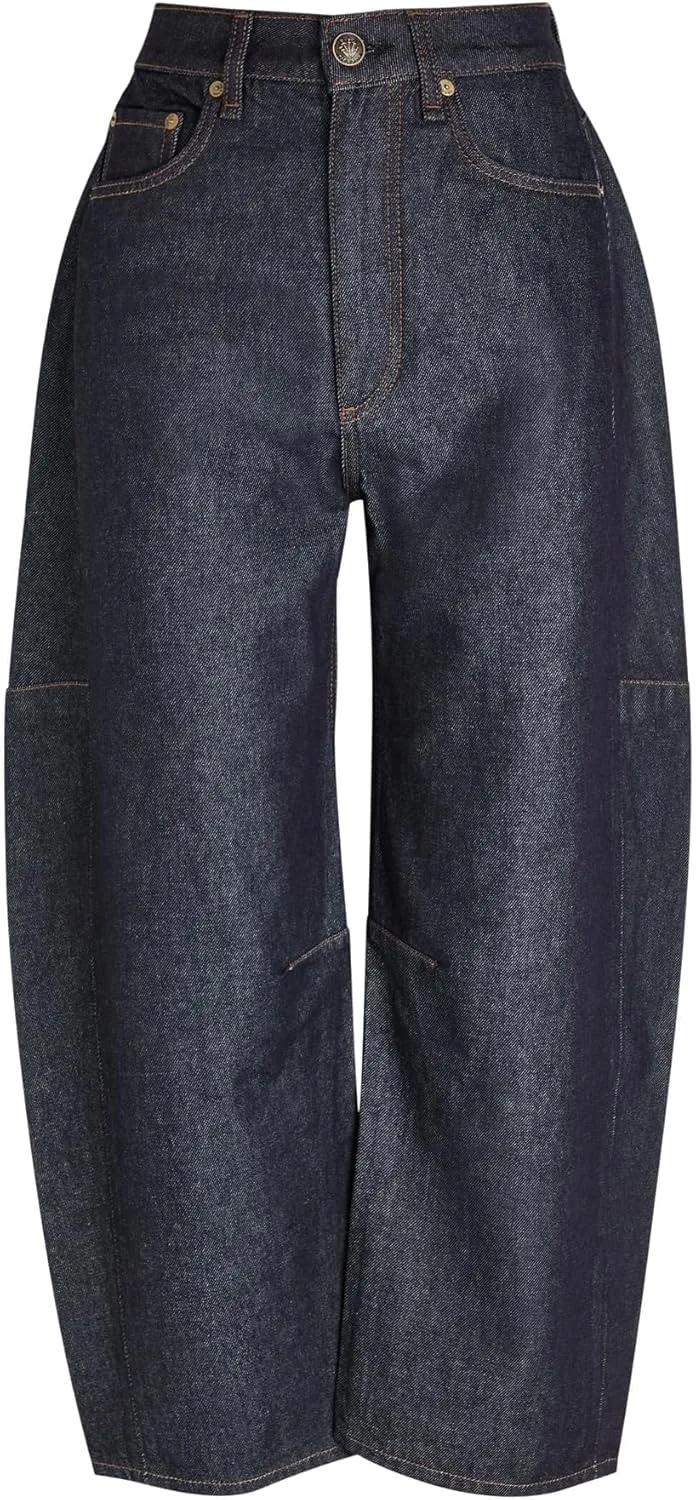 

Rag & Bone Women's Charlie High-Rise Ankle Barrel Jeans