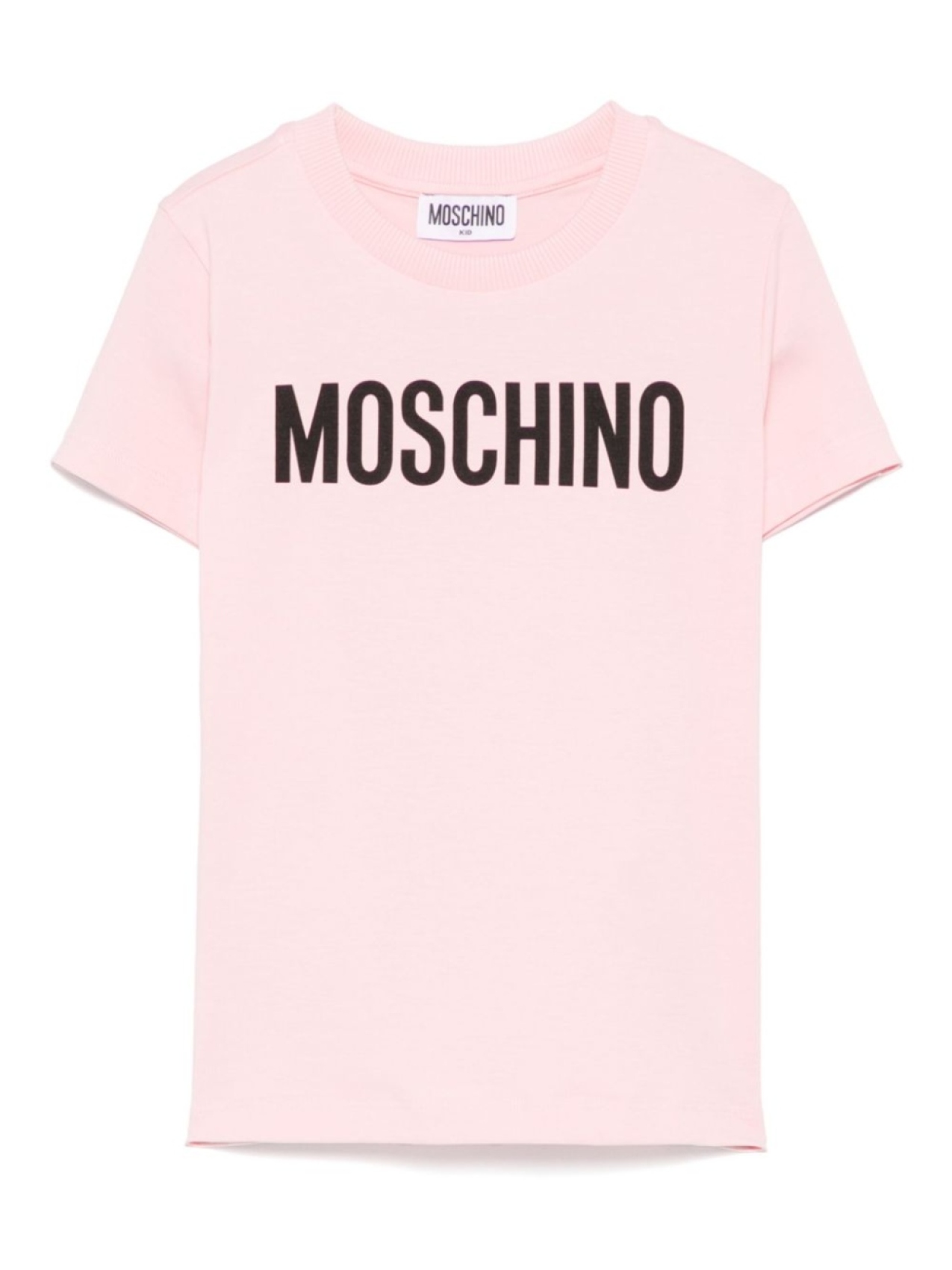 

Moschino Kids футболка с логотипом, розовый