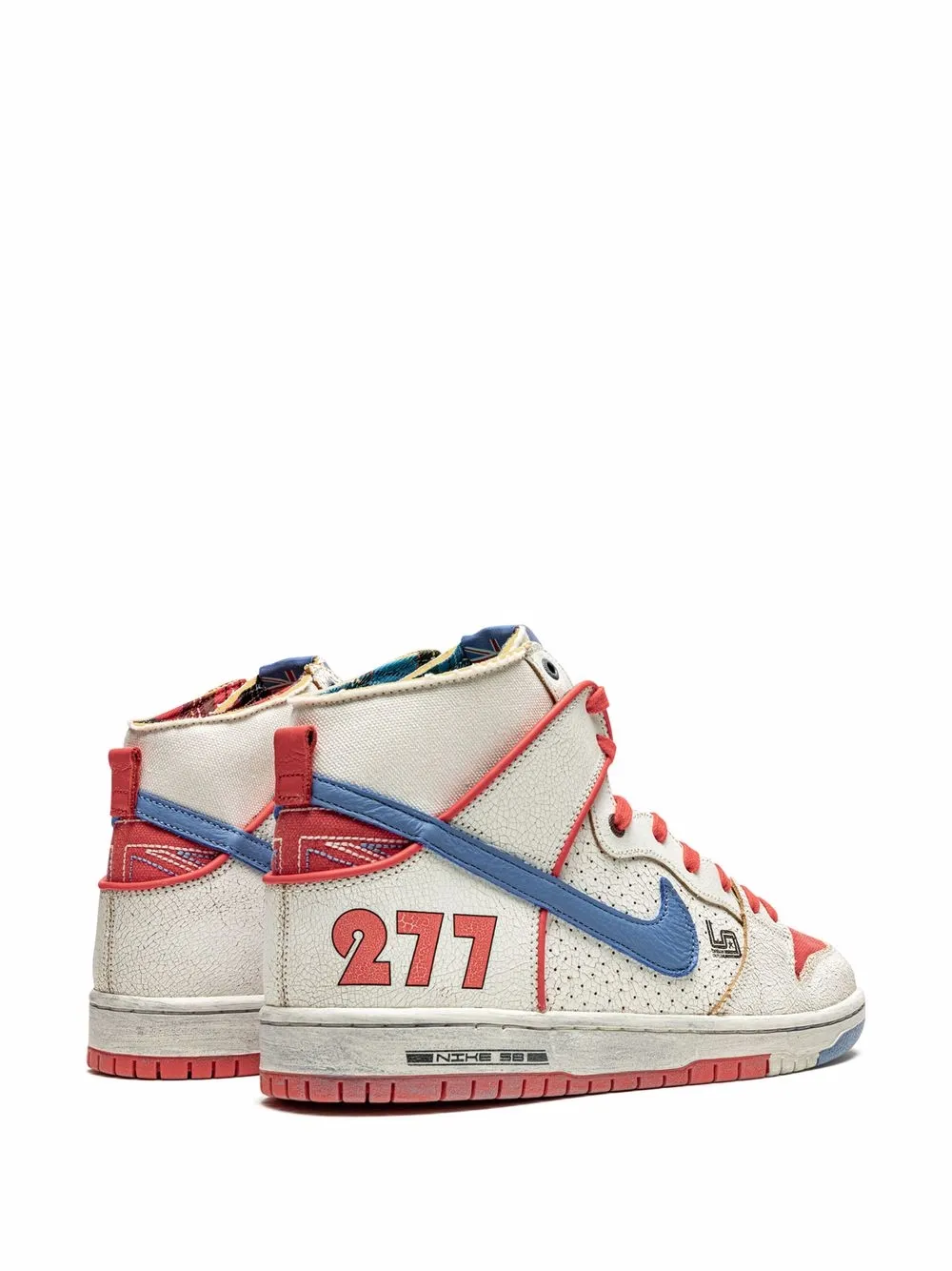 Кроссовки x Ishod Wair x Magnus Walker x Dunk High Pro Nike, белый — фото 3