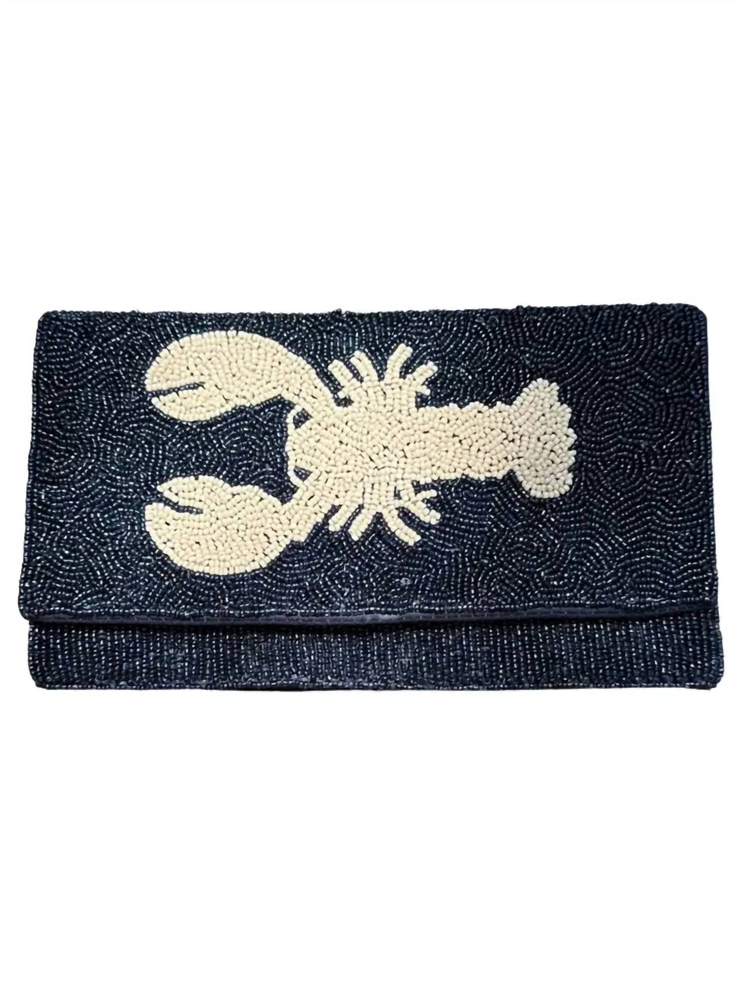 

Женская сумочка-клатч Lobster в темно-синем цвете Navy Jane