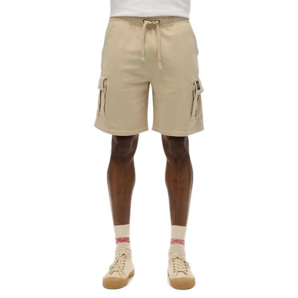 

Шорты Superdry Contrast Stitch cargo, бежевый