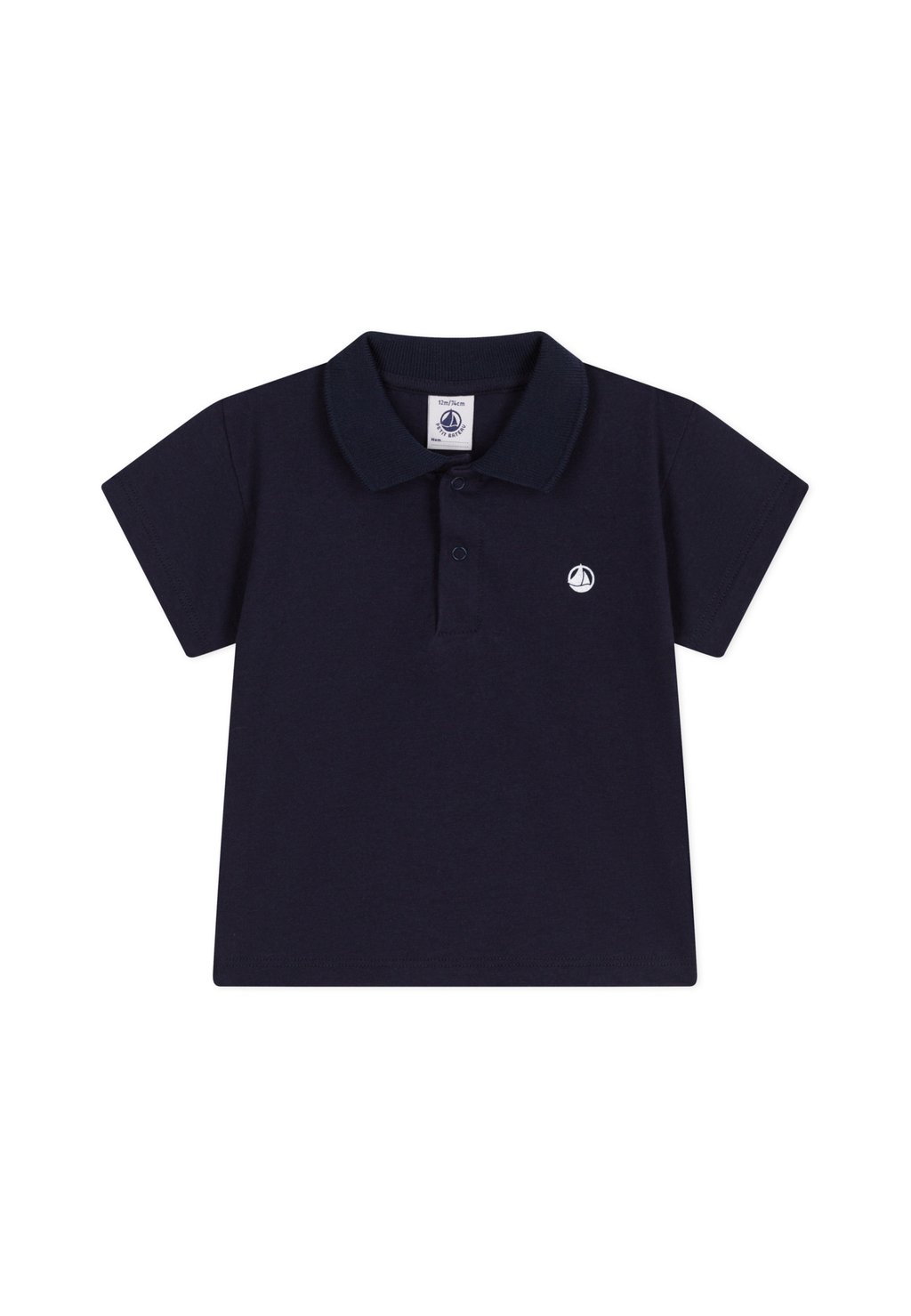 

Поло Petit Bateau, темно-синий