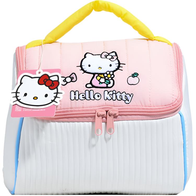 

Sanrio Косметичка hello kitty из полиэстера, дорожный органайзер, женская, pink