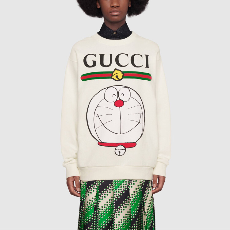 Свитшот женский Gucci Премиальный, классический стиль, слоновая кость — фото 2