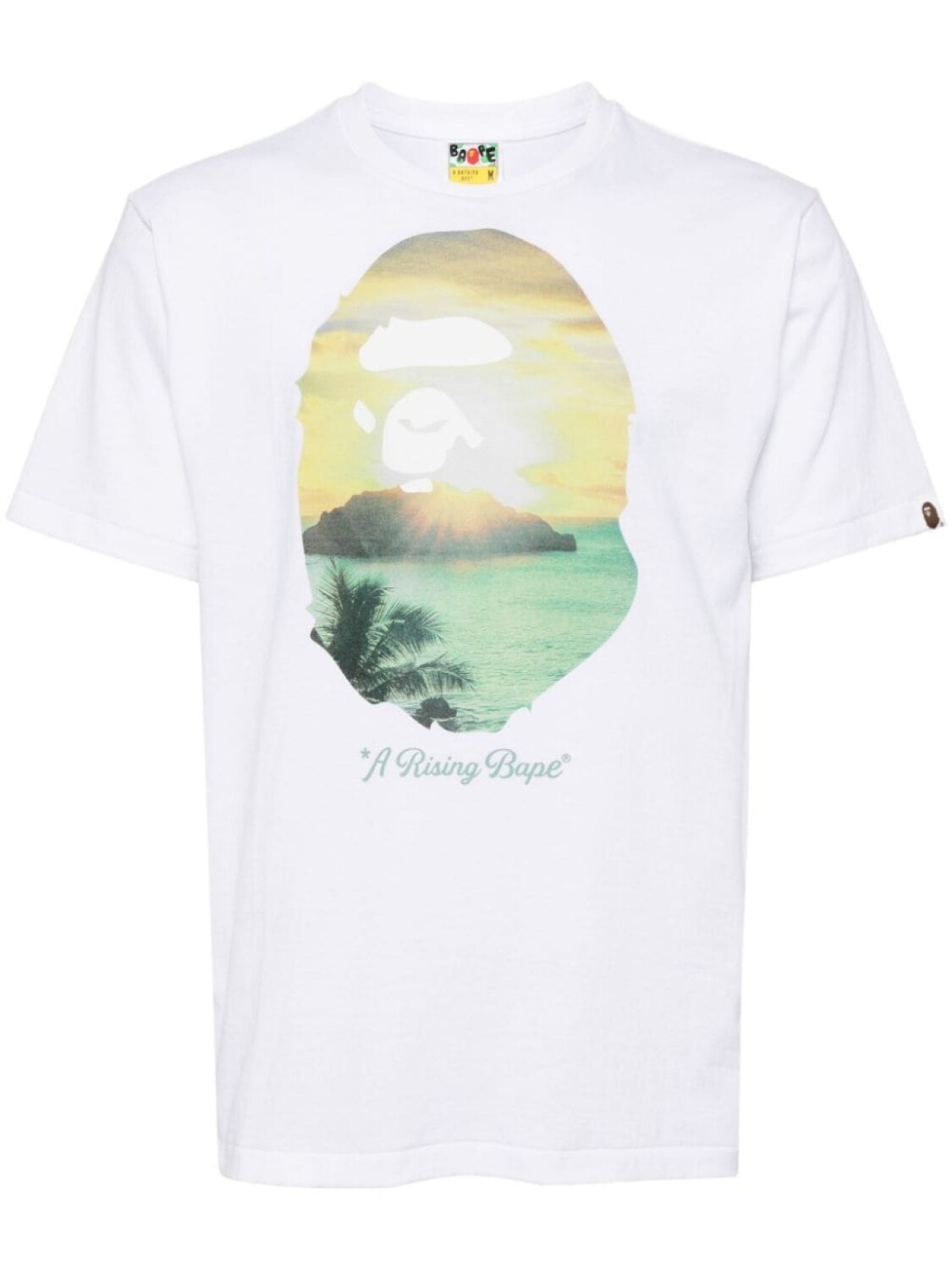 

A BATHING APE футболка с логотипом, белый