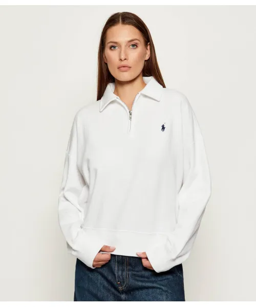 

Толстовка Loose fit Polo Ralph Lauren, белый