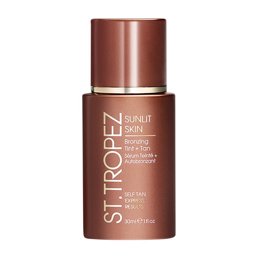 

Средство для загара sunlit skin bronzing tint + tan Sttropez, объем 30 мл