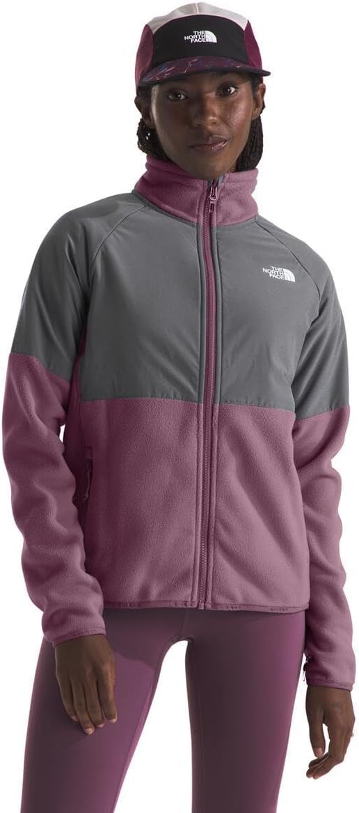 

The North Face Женская утепленная куртка Glacier на молнии, Midnight Mauve/Smoked Pearl
