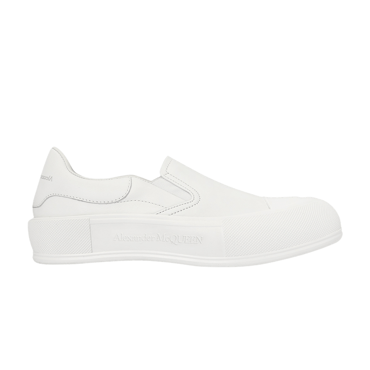 

Кроссовки Alexander McQueen Deck Skate 'Triple White', белый