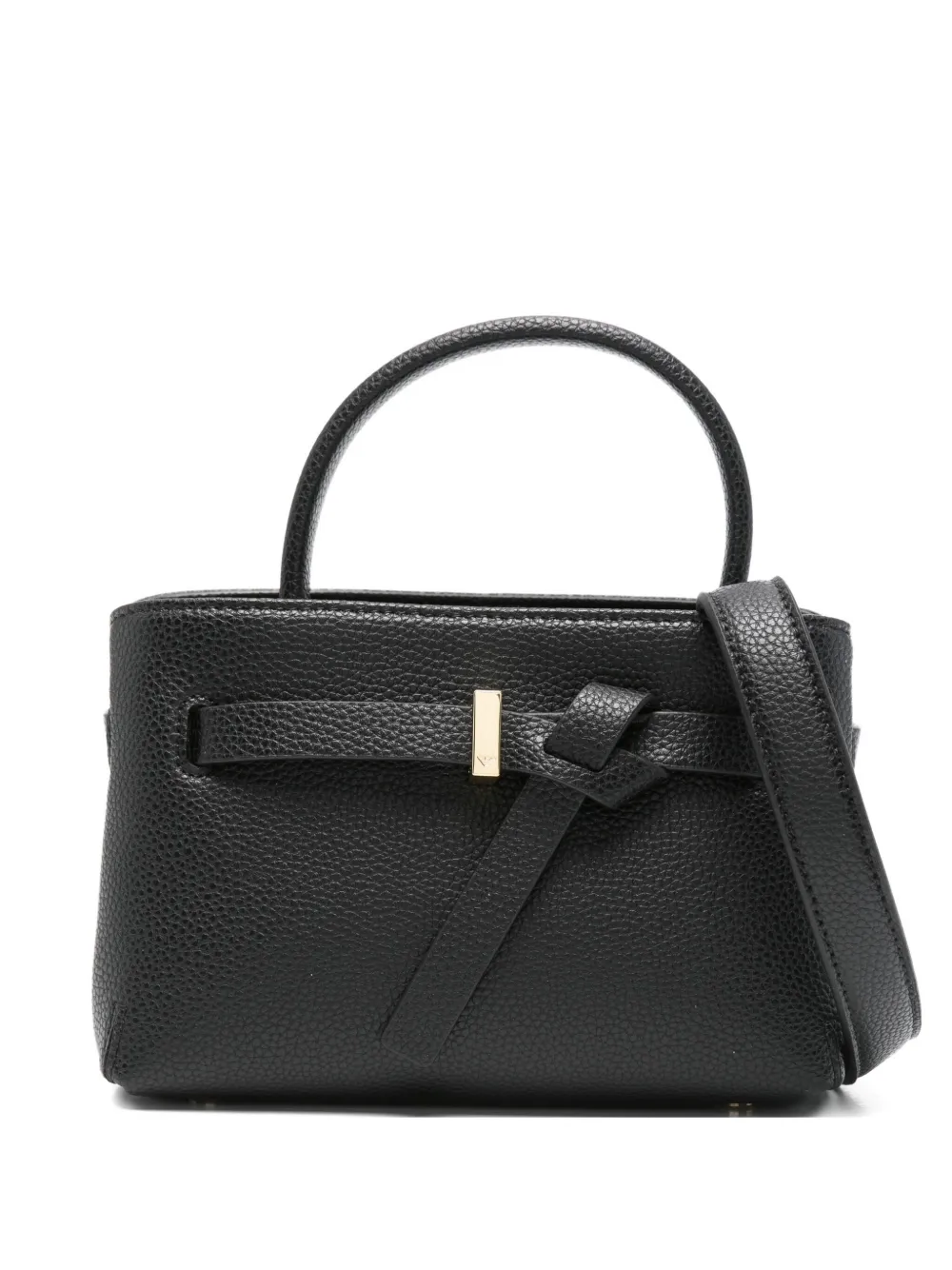 

Мини-сумка-тоут с завязанными деталями EMPORIO ARMANI, черный