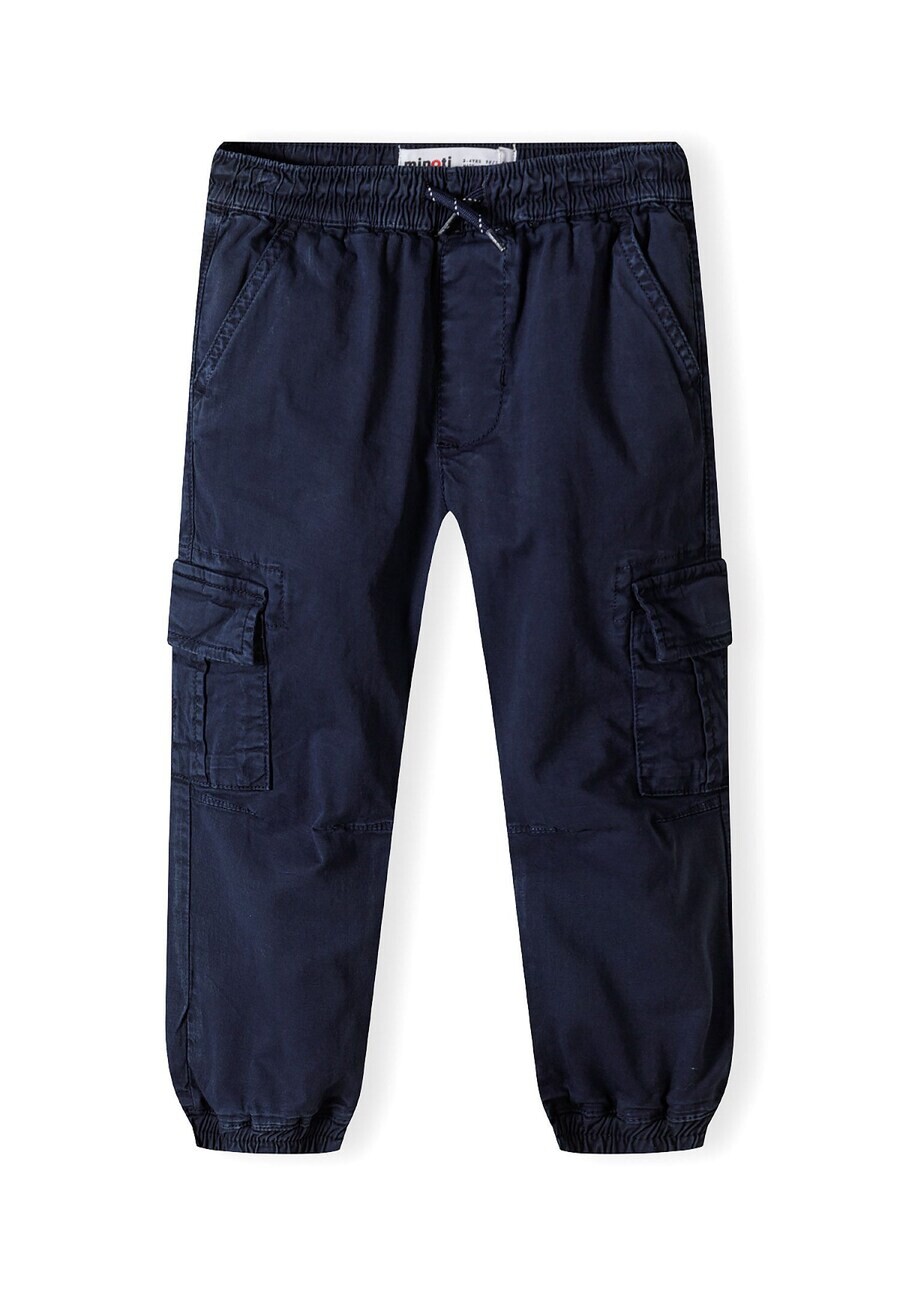 

Тканевые брюки MINOTI Tapered Pants, темно-синий