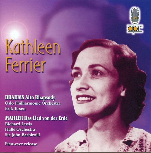 

CD диск Brahms / Mahler / Ferrier / Lewis / Barbirolli: Kathleen Ferrier Sings