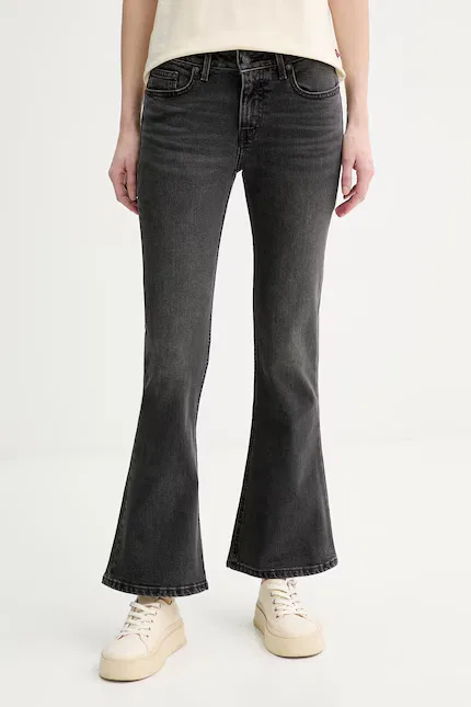 Джинсы bootcut Levi's LOW BOOT, черный
