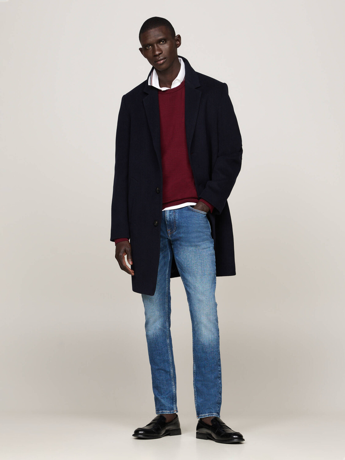 Джинсы Tommy Hilfiger HOUSTON Tapered fit, синий — фото 2