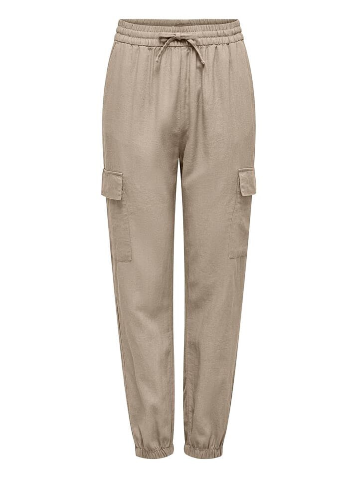 

Брюки-карго ONLY Cargohose, бежевый