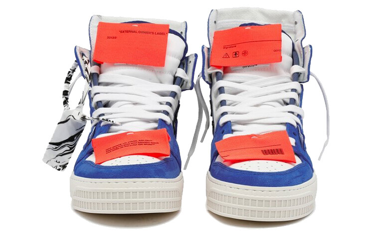 Кроссовки мужские Off-White Off-Court, белый / синий — фото 4