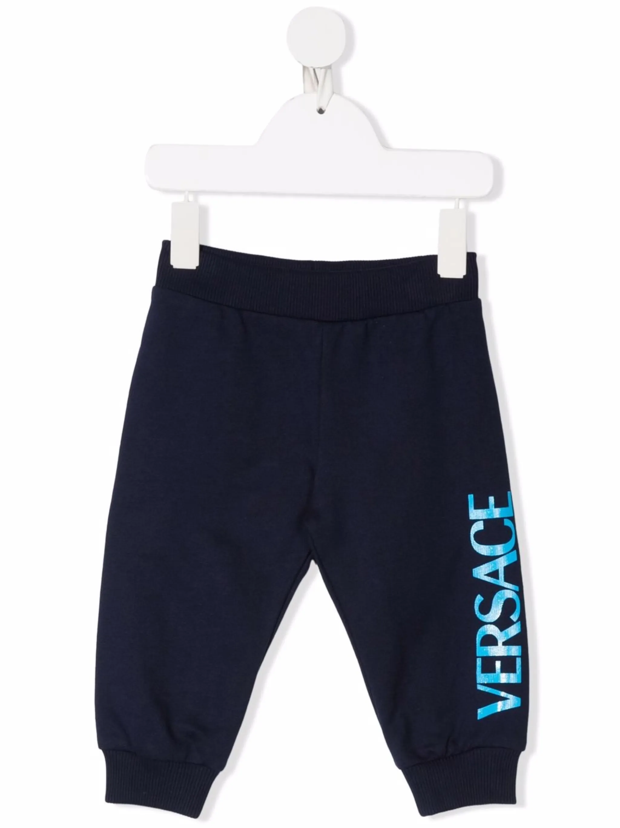 

Спортивные брюки с логотипом Versace Kids, синий