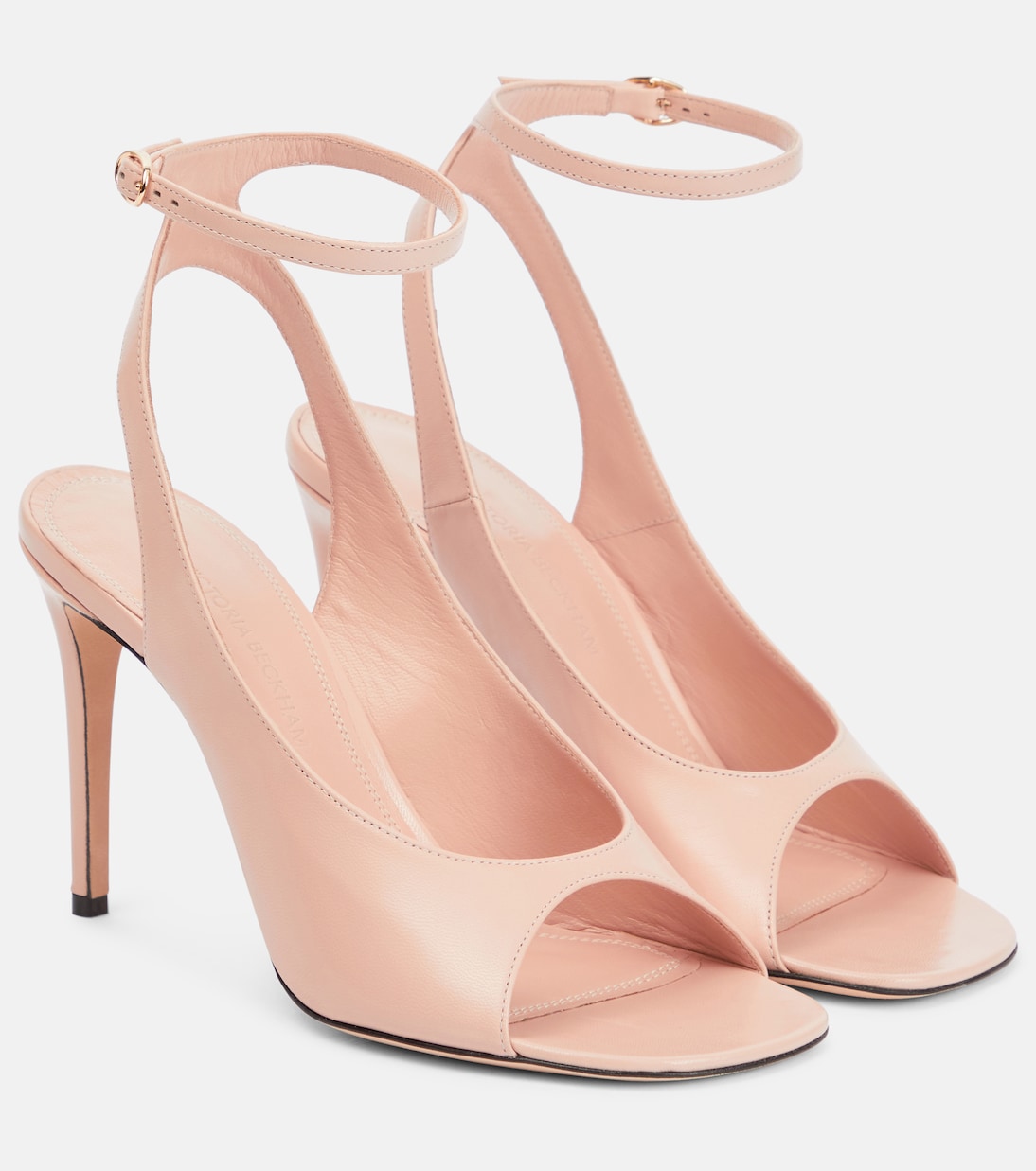 Сандалии из кожи Destiny Victoria Beckham, Nude