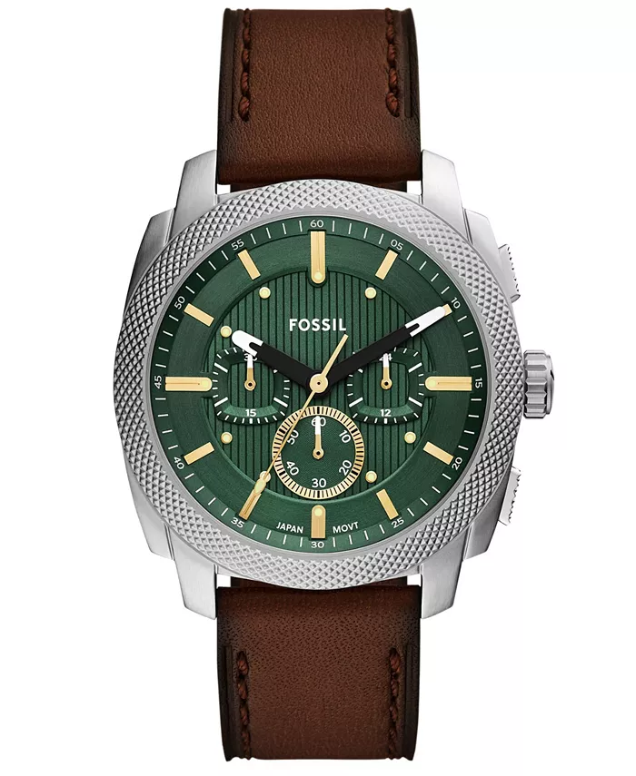 

Мужские часы Machine Chronograph из нержавеющей стали, 44 мм Fossil