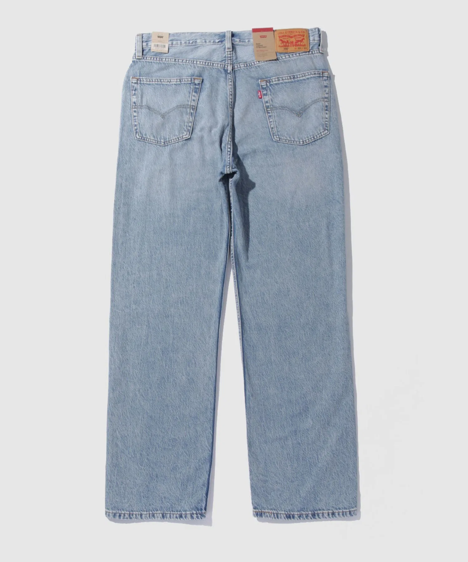 [Levi's] 565 Свободные прямые мужские джинсы — фото 3