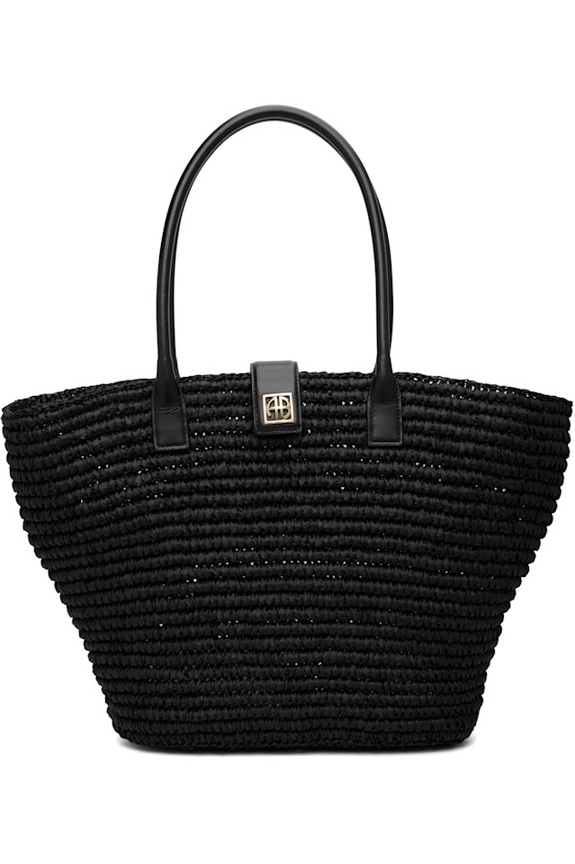 

Сумка-Тоут с монограммой Лу Anine Bing, черный