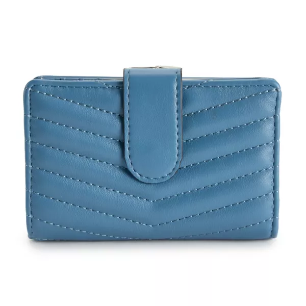 

Индексатор-кошелек Abbey с блокировкой RFID Unbranded, цвет quilted french blue