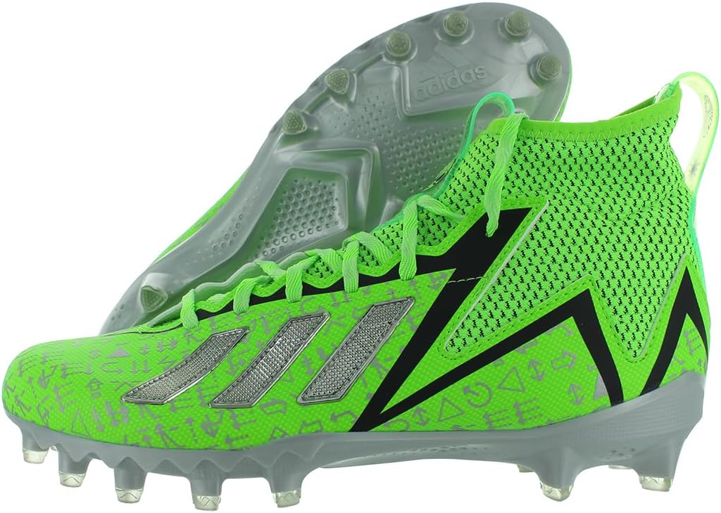 

Футбольные бутсы Adidas Mens Freak 23 для игры в линию, черный/зеленый