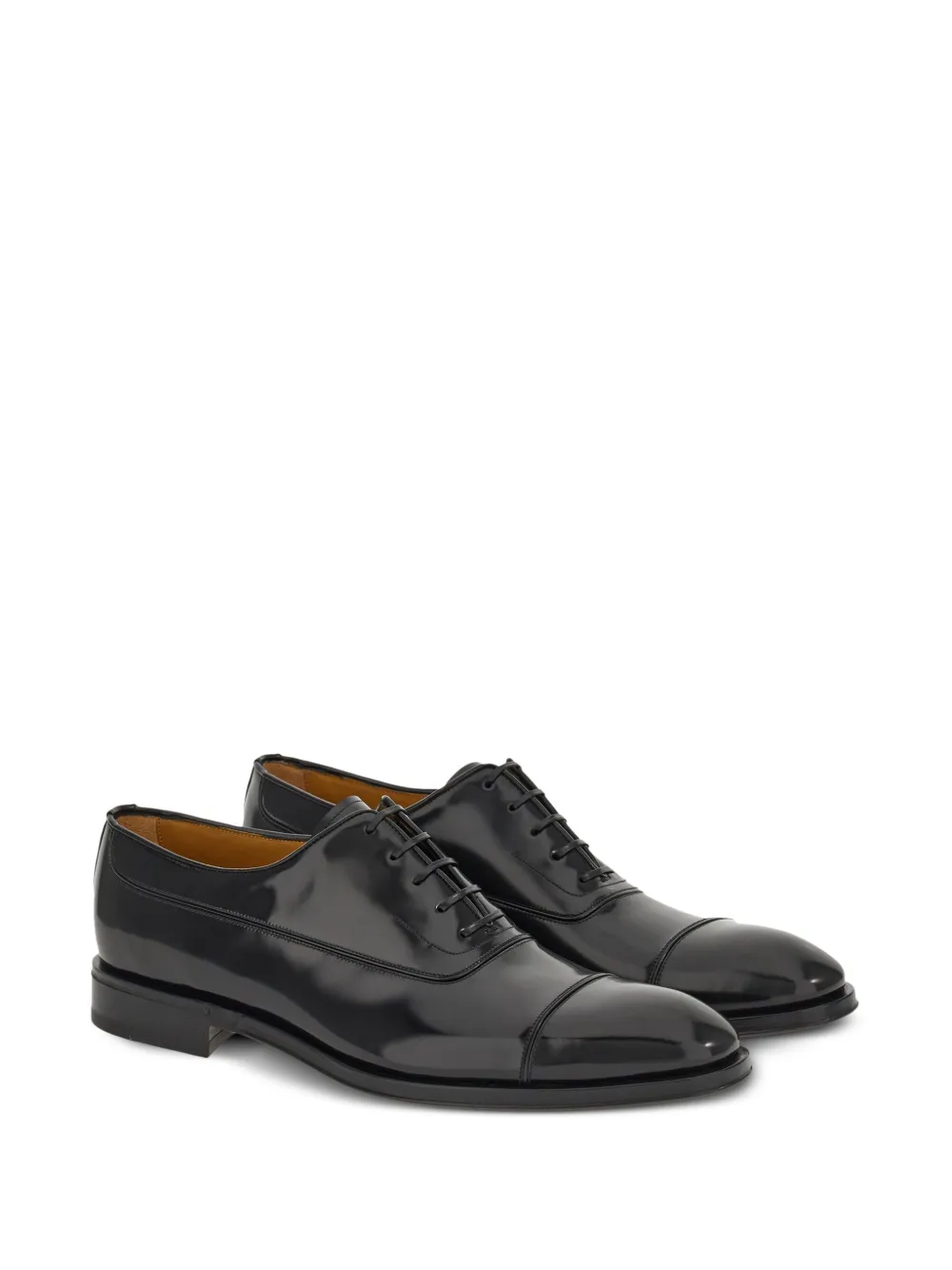 Оксфорды на шнуровке Ferragamo, черный — фото 2