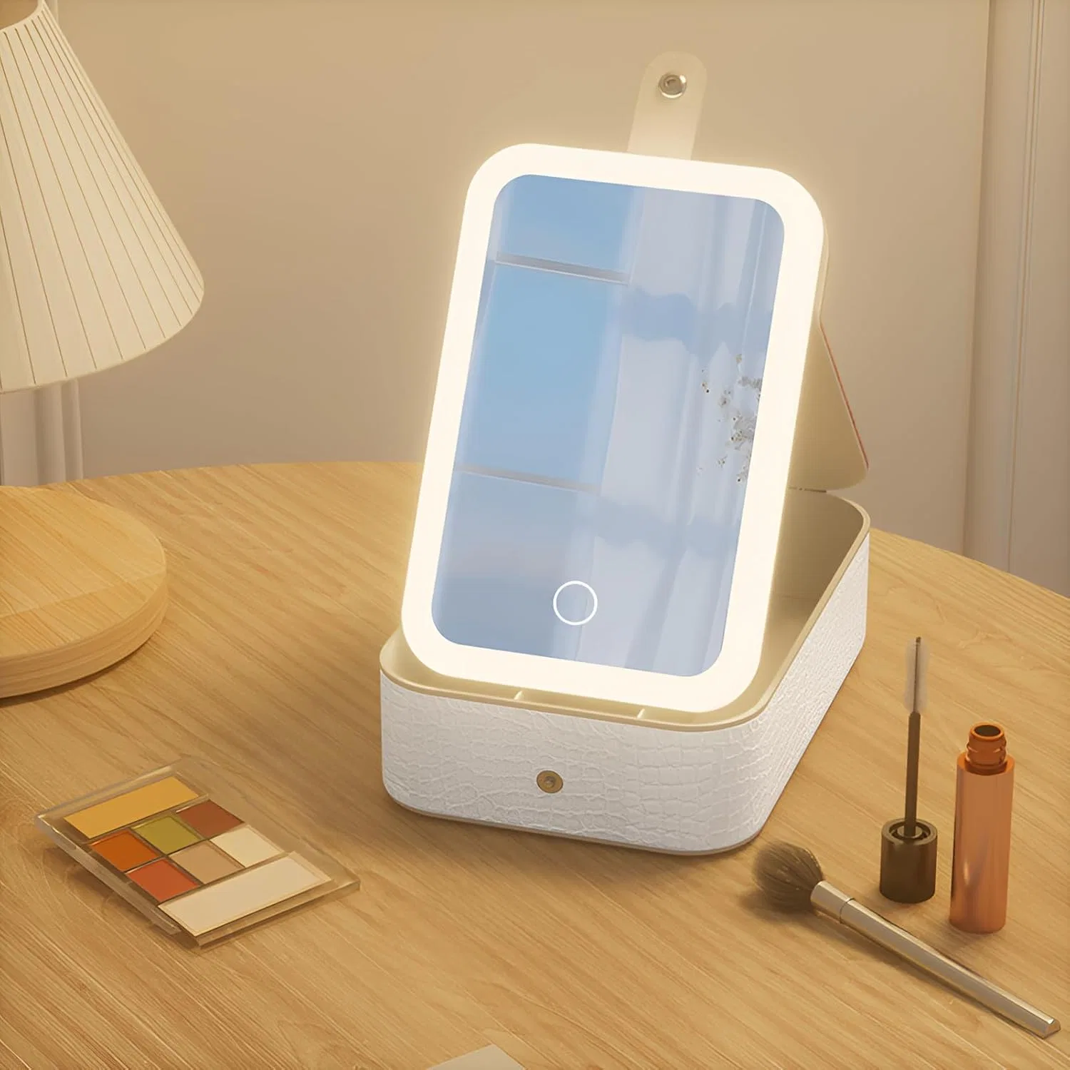 Косметичка с LED-подсветкой Yizibuur 2 в 1 с отделениями — фото 4