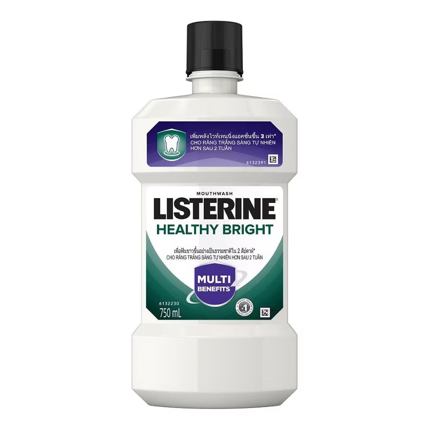 

Listerine Ополаскиватель для полости рта Healthy Bright 750 мл, White