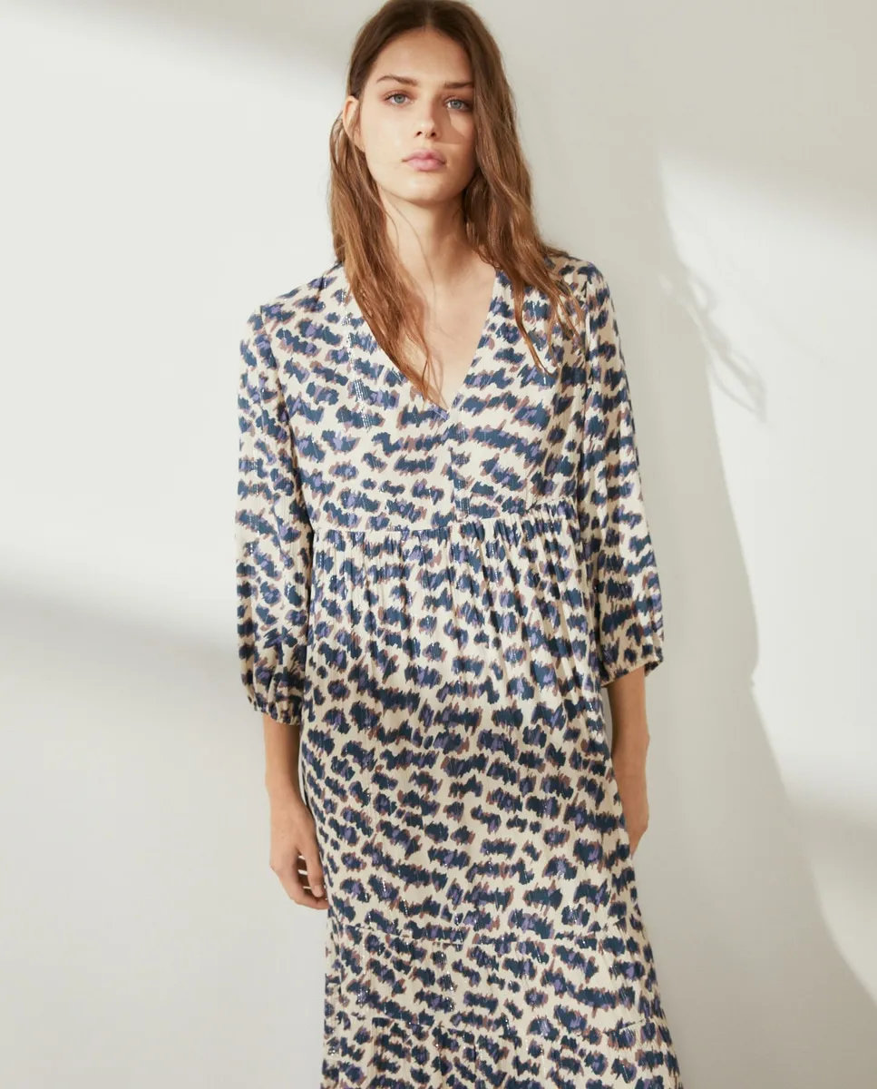 

Длинное бамбуковое платье Southern Cotton, синий