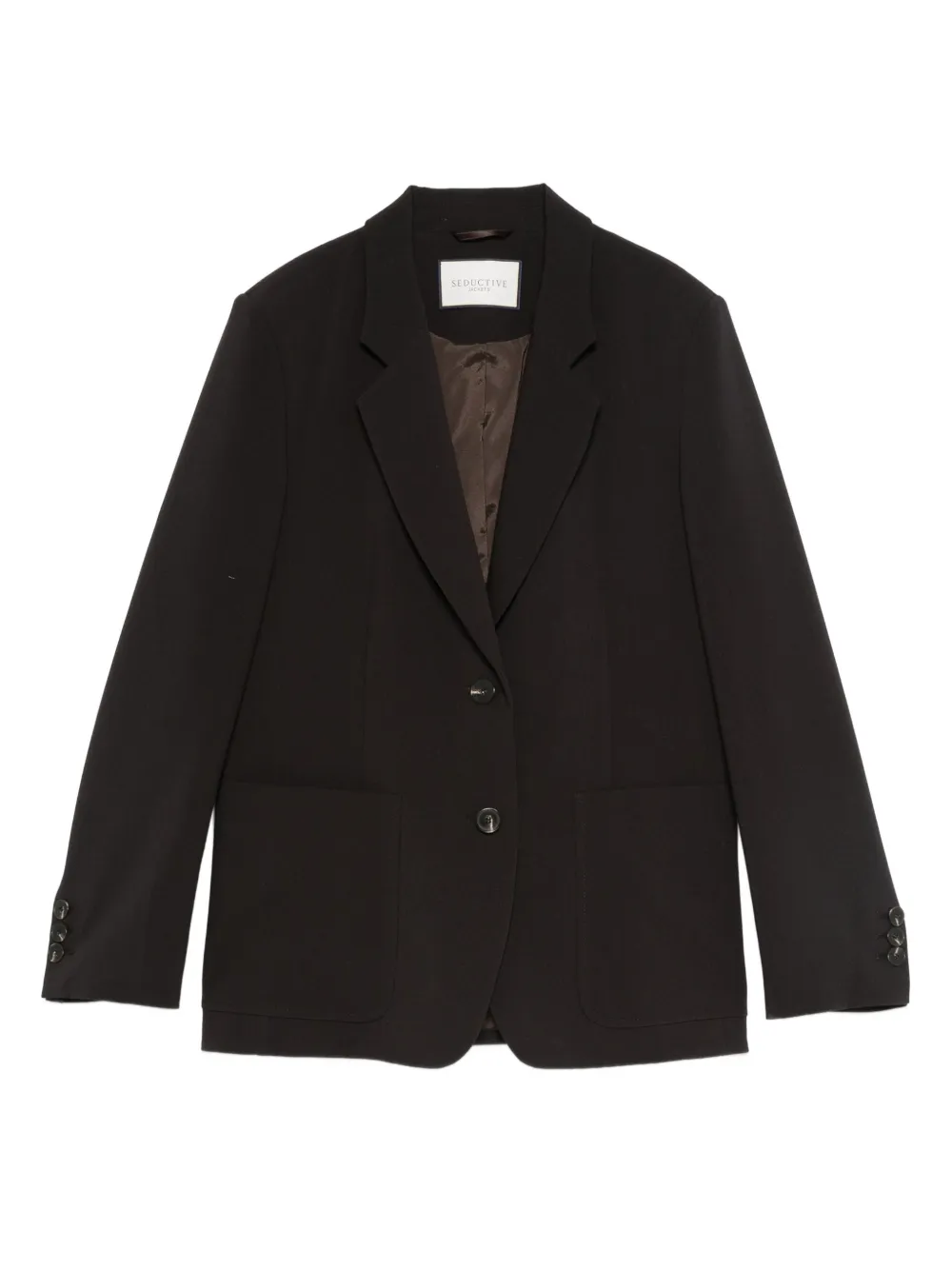 

Пиджак на трех пуговицах Seductive, коричневый