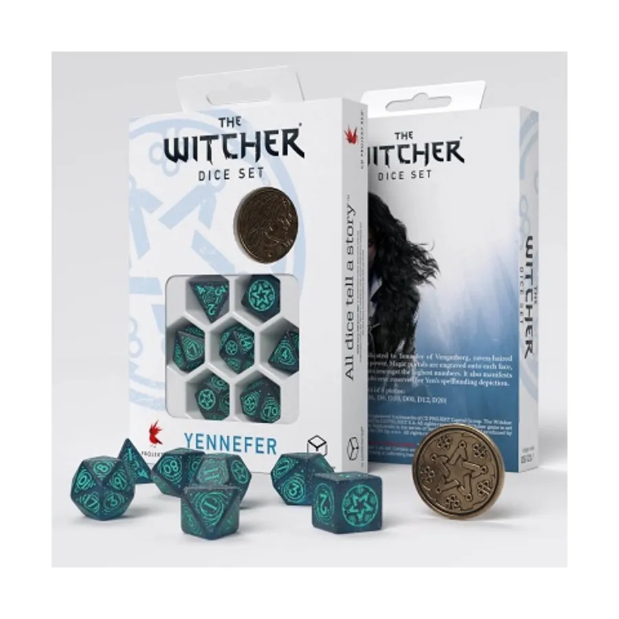 

Йеннифэр - Набор кубиков Верховной Волшебницы (7), Witcher Dice Sets