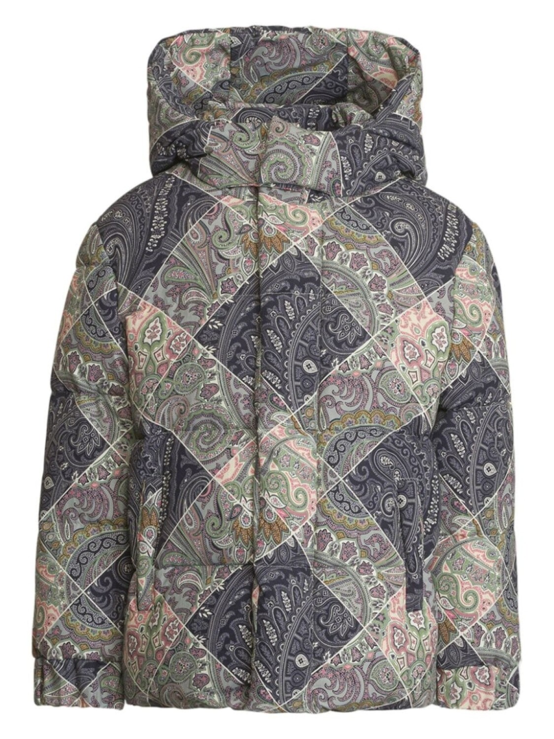 

ETRO KIDS пуховик с принтом пейсли, синий