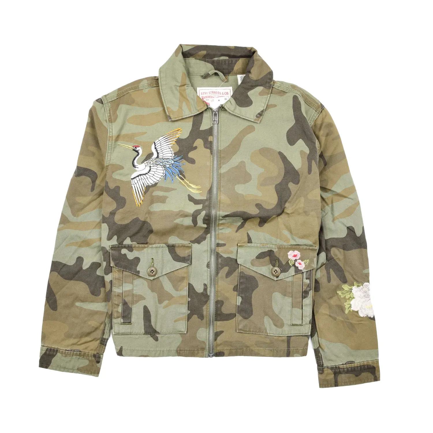 

Женская куртка Levi's levi’s, цвет Camouflage, Бежевый, Женская куртка Levi's levi’s, цвет Camouflage