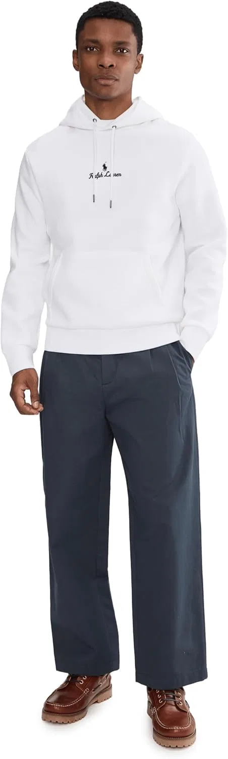 Худи мужское с логотипом POLO RALPH LAUREN, белое