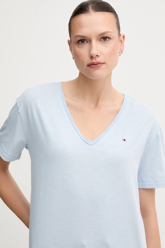 

Хлопковая футболка Tommy Hilfiger, синий