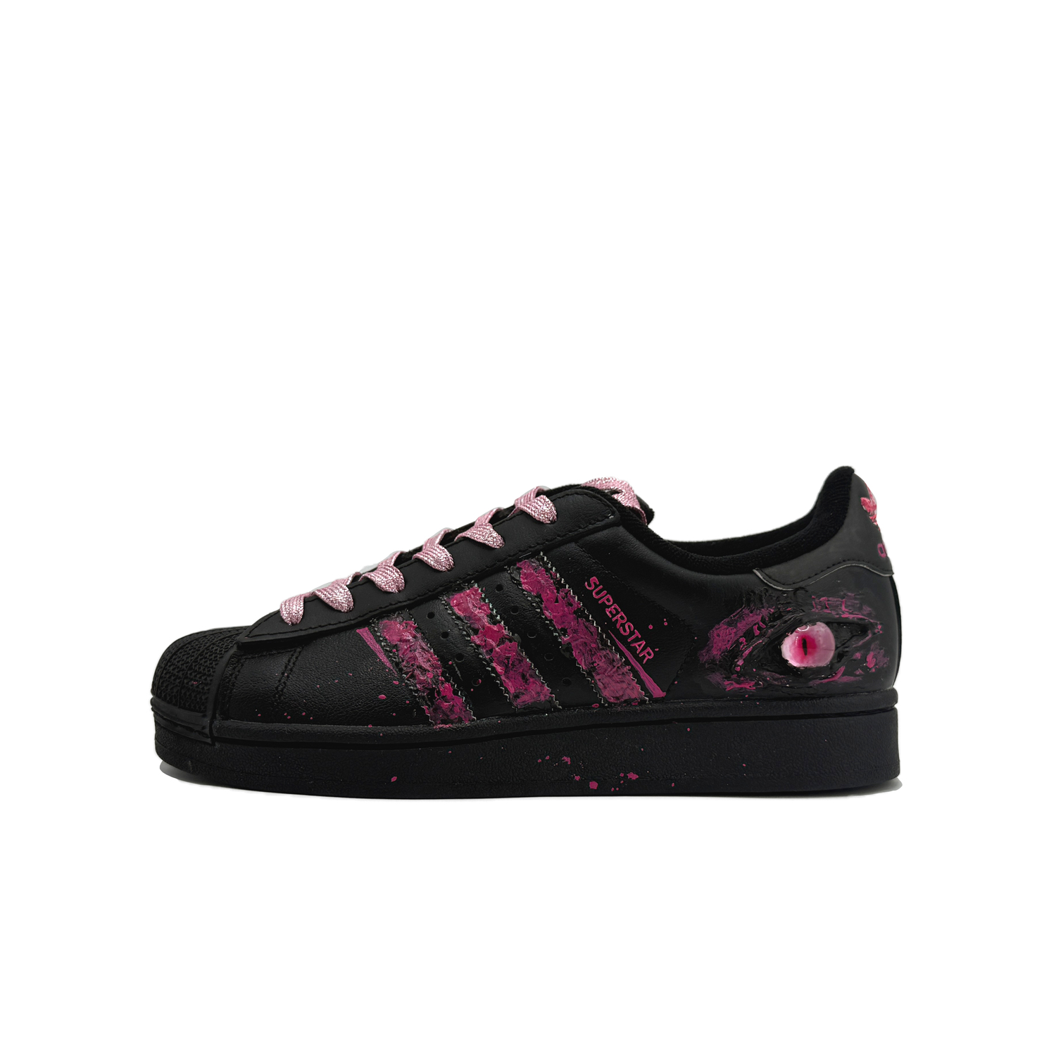 Superstar 2 Cushioning Low top Skateboard Shoes Unisex Adidas Originals, розовый — фото 2