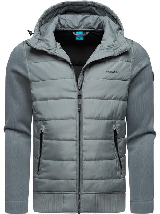 

Стеганая куртка hallmar с капюшоном Ragwear, серый