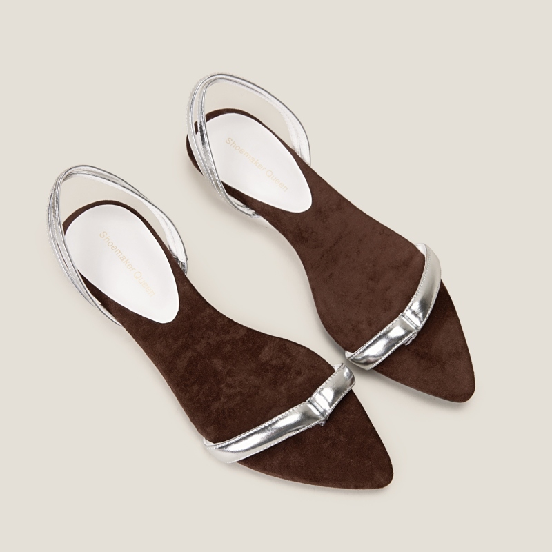 SHOEMAKER QUEEN Женские сандалии на одной застежке черные, цвет Black — фото 4