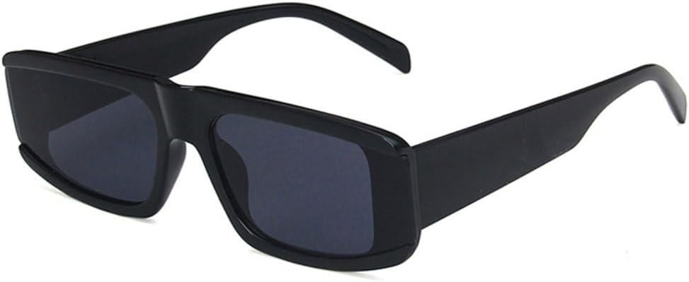 

Модные панк-солнцезащитные очки прямоугольной формы для женщин, винтажные квадратные солнцезащитные очки для мужчин, ретро-очки красного и зеленого цвета в стиле стимпанк, солнцезащитные очки UV400 WQFFQWK, Black-black