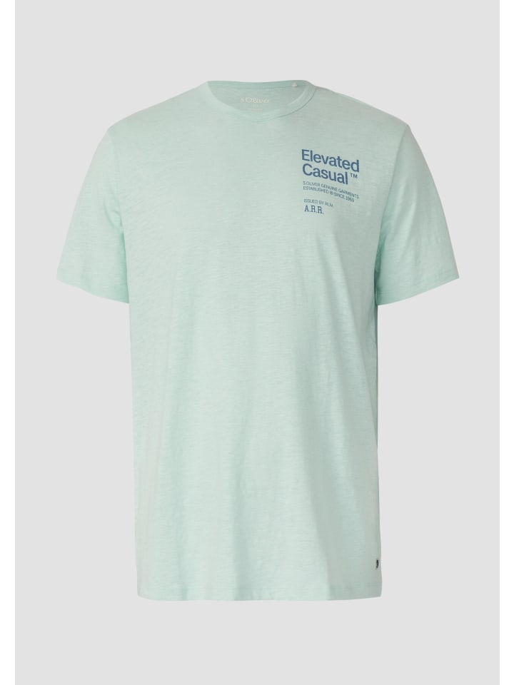 

s.Oliver Футболка 61D2 светло-бирюзового цвета, Зеленый, s.Oliver Футболка 61D2 светло-бирюзового цвета