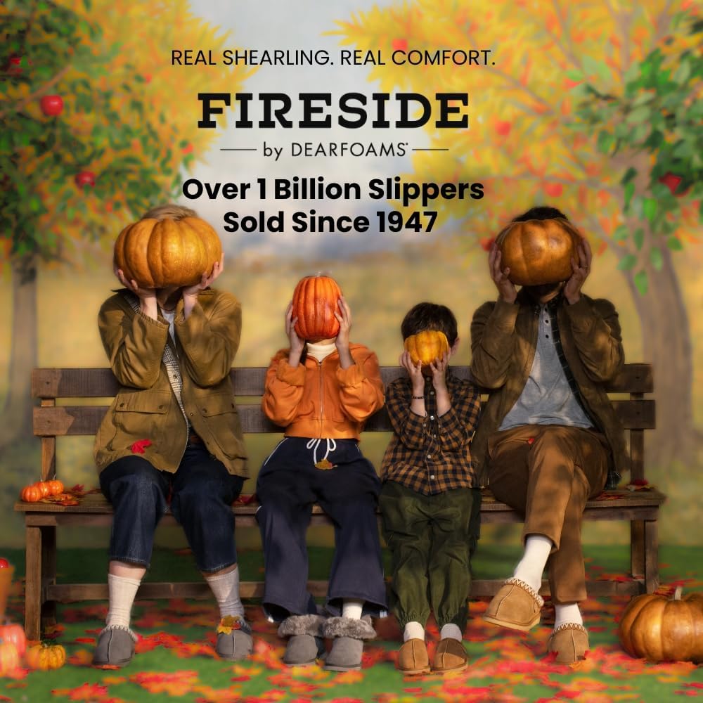 Клогги Fireside от Dearfoams для мужчин Grafton Shearling для дома и улицы Fireside by Dearfoams — фото 3