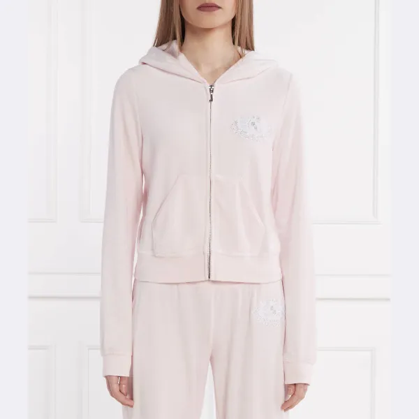 

Толстовка узкого кроя с гербом Heritage Dog Robin Juicy Couture, розовый
