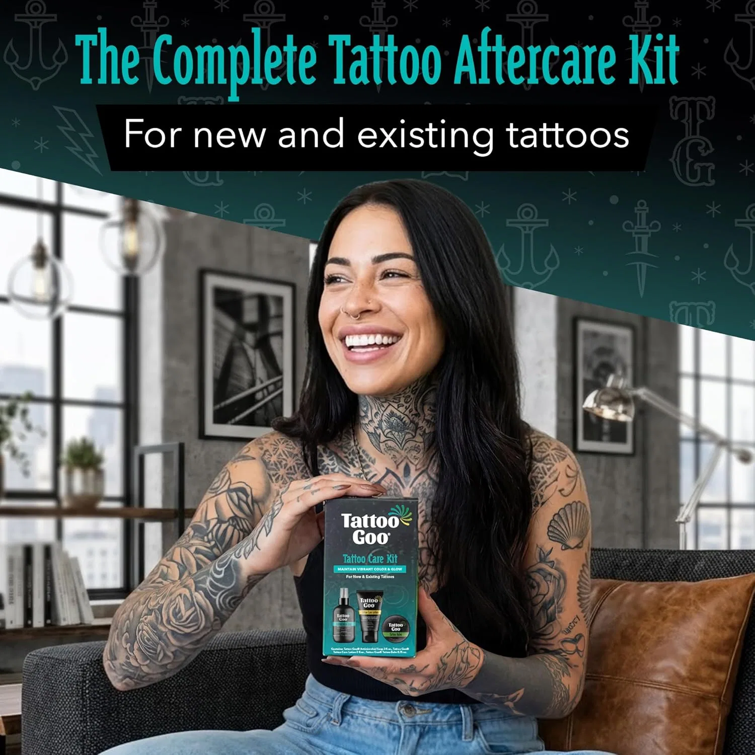 Набор для ухода за татуировками Tattoo Goo Aftercare Kit, 3 предмета Tattoo Goo — фото 2
